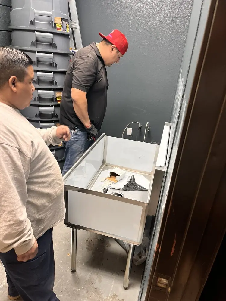 Commercial plumbing and sink installation in Shell Pile