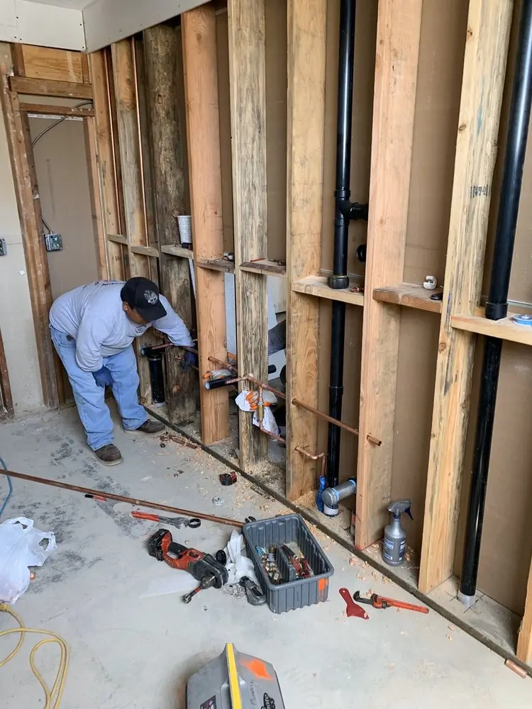 Commercial rough-in plumbing for Gas Line Repair in Shell Pile